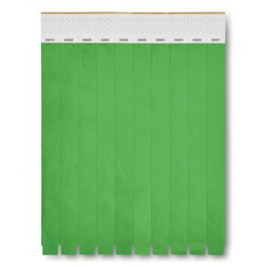 TYVEK Wristband Supplier DUbai Green