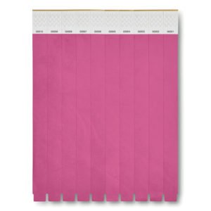 TYVEK Wristband Supplier Pink
