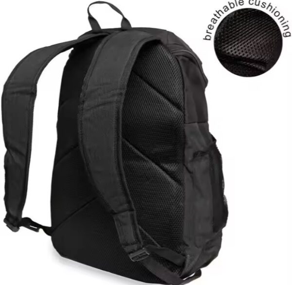 Sports bag with ball and shoe compartment