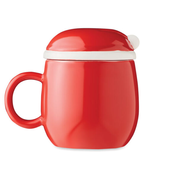 Santa shape coffee mug