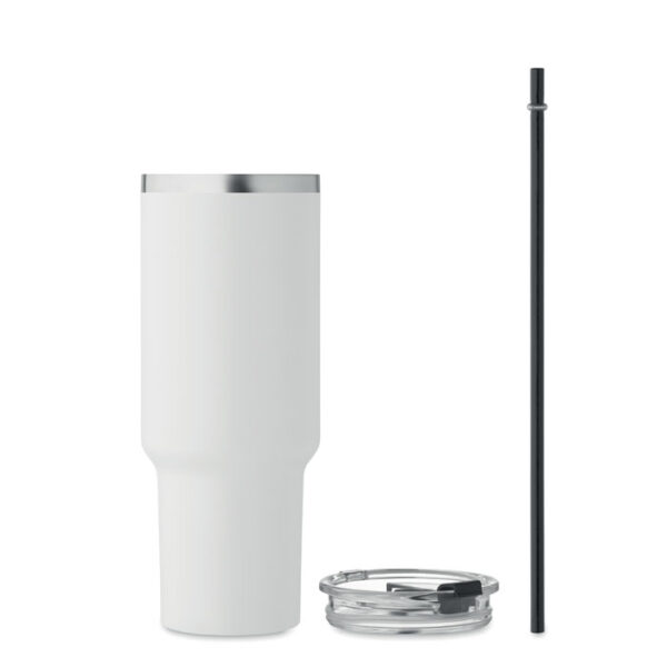 White double wall tumbler