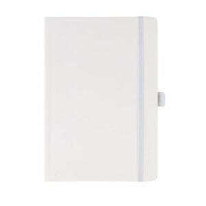 White A5 pu notebook