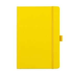 Yellow A5 Pu notebook