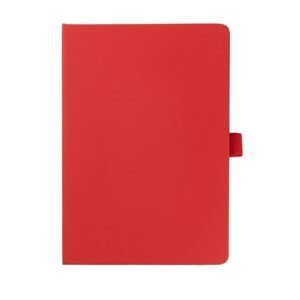Red A5 pu notebook