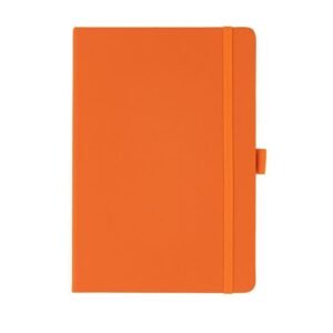 Orange A5 pu notebook