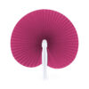 burgandy hand fan