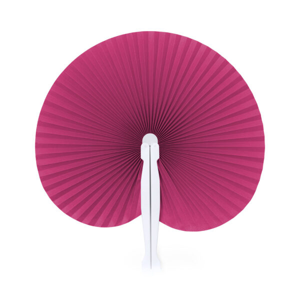 burgandy hand fan