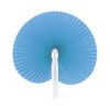 Blue hand fan
