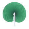 Green hand fan