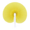 Yellow hand fan