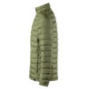 Side pic of green jacket