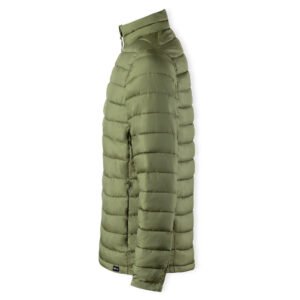 Side pic of green jacket