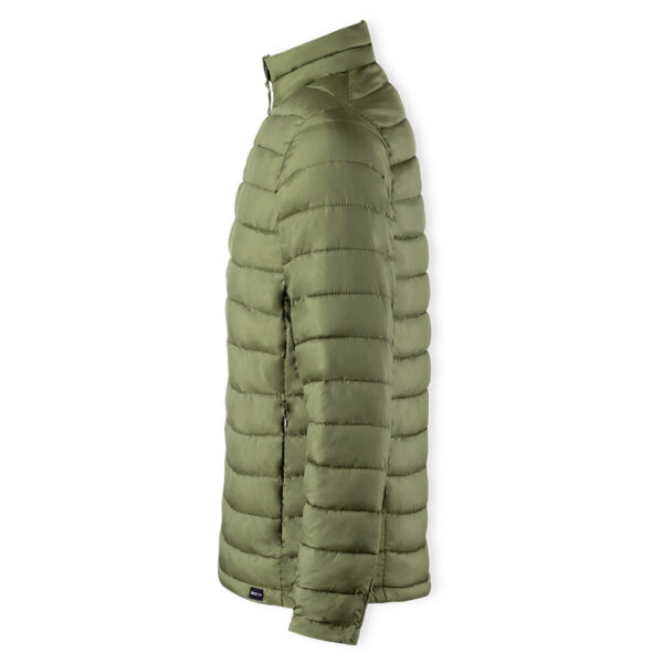 Side pic of green jacket