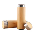 Stainless bamboo bottle