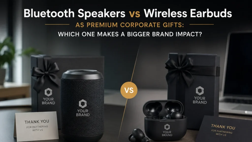 Bluetooth Speakers vs Wireless Earbuds as Premium Corporate Gifts Which One Makes a Bigger Brand Impact