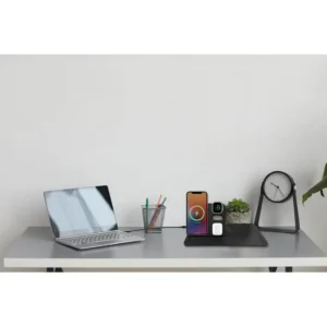 AVRON Giftology 3 In 1 Magnetic Wireless Charger Desk Tray Black 5