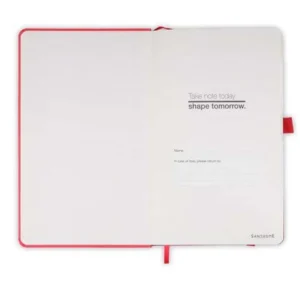 BARON Santhome Expanded A5 Hard Cover Notebook Red