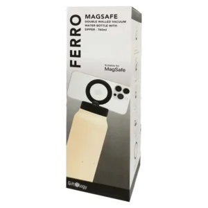 FERRO Giftology Magnetic Phone Holder Water Bottle 760ml Sandstone 4