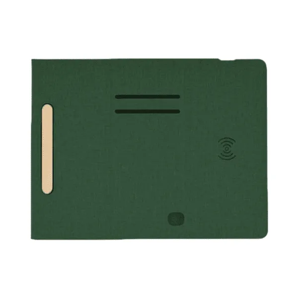 Fuldoro Recycled PU 15W Wireless Mousepad Desk Organizer
