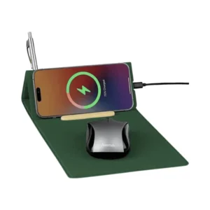 Fuldoro Recycled PU 15W Wireless Mousepad Desk Organizer 2