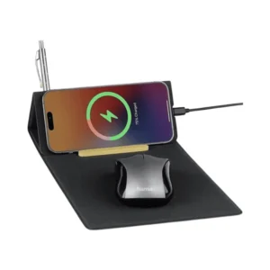 Fuldoro Recycled PU 15W Wireless Mousepad Desk Organizer 4