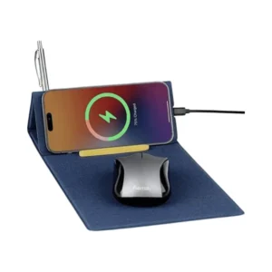 Fuldoro Recycled PU 15W Wireless Mousepad Desk Organizer 8