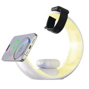ITGL 1256 NEXO Giftoloy 4 In 1 Wireless Charger With Night Light White