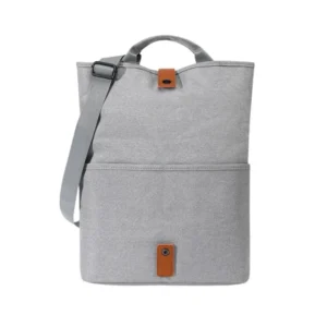 LORETTO SANTHOME Messenger Bag Light Grey 1