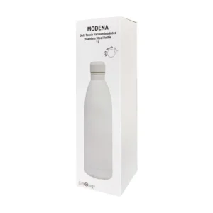 MODENA Giftology Soft Touch Lnsulated Water Bottle 1L White