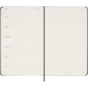 Moleskine Undated 12 Month Weekly Planner Hard Cover Large