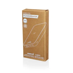 ALBECK Recycled Leather 10000mAh PD Powerbank Black