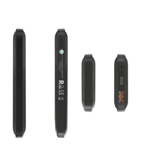 ALBECK Recycled Leather 10000mAh PD Powerbank Black Black
