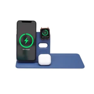 AVRON Giftology 3 In 1 Magnetic Wireless Charger Desk Tray Navy