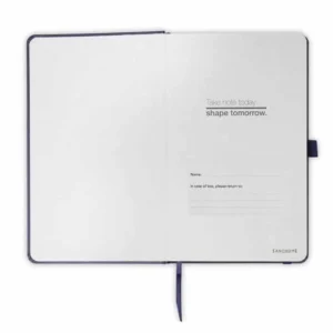 BARON Santhome Expanded A5 Hard Cover Notebook Navy Blue