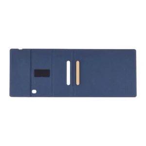 BLACE CHANGE ZERO Recycled PU 15W Wireless Mousepad Desk Organizer Navy Blue