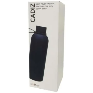 CADIZ Giftology Double Wall Stainless Steel Bottle 500ml Navy Blue