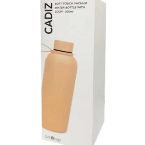 CADIZ Giftology Double Wall Stainless Steel Bottle 500ml Peach Pink