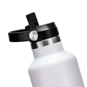 CERVO Hans Larsen Vacuum Stainless Steel Bottle With Sports Lid 1L White