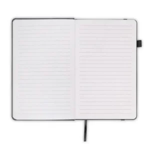 FAROE Santhome A5 PU Hard Cover Notebook With Pen Loop Black