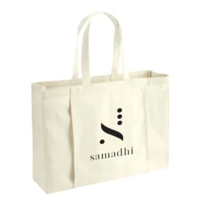 HURUP - Gym-Yoga 310GSM Cotton Tote Bag - White