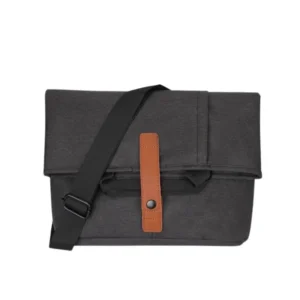 LORETTO SANTHOME Messenger Bag Black