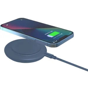 OSLO Mag @memorii Recycled 15W Magnetic Wireless Charger Multi Cable Set Blue