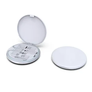 OSLO Mag @memorii Recycled 15W Magnetic Wireless Charger Multi Cable Set White