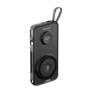 ROTTERDAM @memorii 10000 MAh 4 In 1 Charging Station And Portable Charger Black