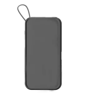 ROTTERDAM @memorii® 10000mAh Universal Wireless Powerbank With Inbuilt Cables Black