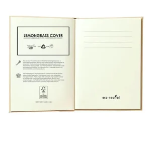 SALA Eco Neutral Lemongrass Cover A5 Notebook