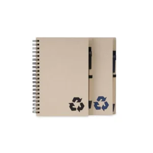 SION Eco Neutral B6 Notepad Pen Set With Sticky Note Black
