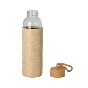 SPELLO Giftology Glass Bottle With Bamboo Lid