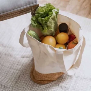 TILLEY Eco Neutral Recycled Cotton Cork Shopping Bag