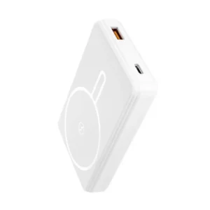 Tovuz Giftology 10000 MAh Powerbank With Wireless Charger White